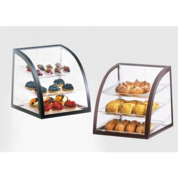 Cal Mil Plastics Cal-Mil Iron Display Case 16"W x 16-1/2"D x 16-1/2"H Black P255-13